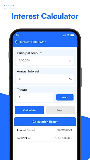 Loan EMI Calculator Screenshot 2