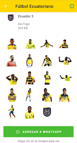 Stickers de Fútbol Ecuatoriano Screenshot 1