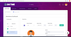 OnTime WorkTime Multi-User app for tablets Screenshot 3