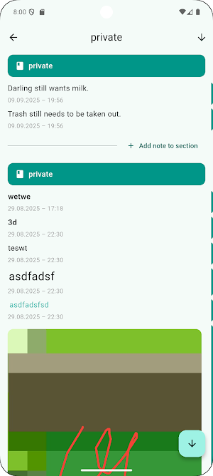 Chat Notes Screenshot 2