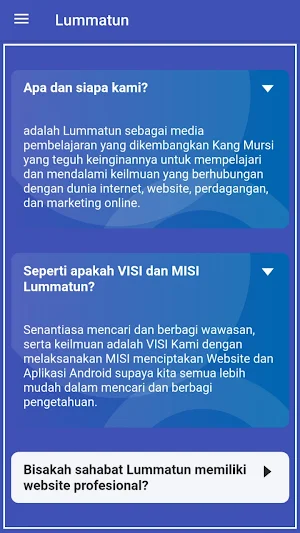 Panduan Membuat Website Bisnis Online Lummatun Screenshot 0