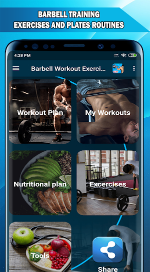 Barbell Workout : Routines By Gym Fitness PRO Screenshot 0