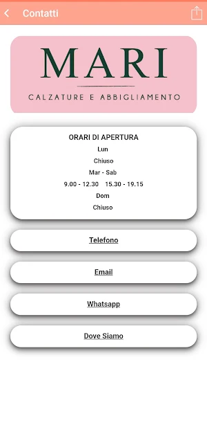 Mari Calzature Abbigliamento Screenshot 2