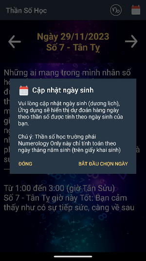 Thần số học 2024 - Nhân số học Screenshot 1