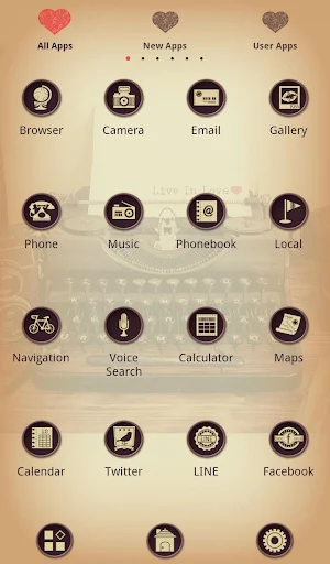 Retro  Wallpaper-Typewriter- Screenshot 2
