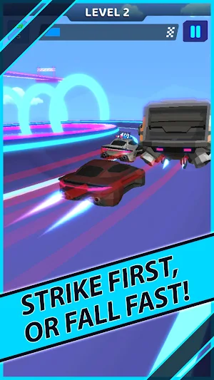Cyber Car Racer - Offline Screenshot 1