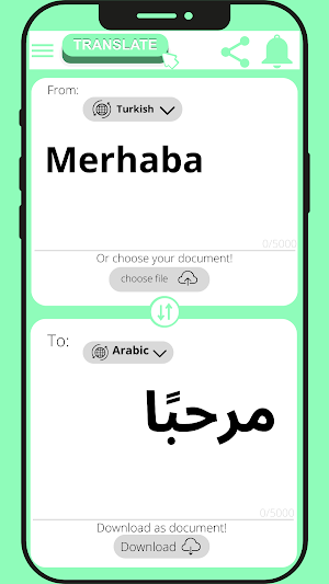Arabic - Turkish Translator Screenshot 1