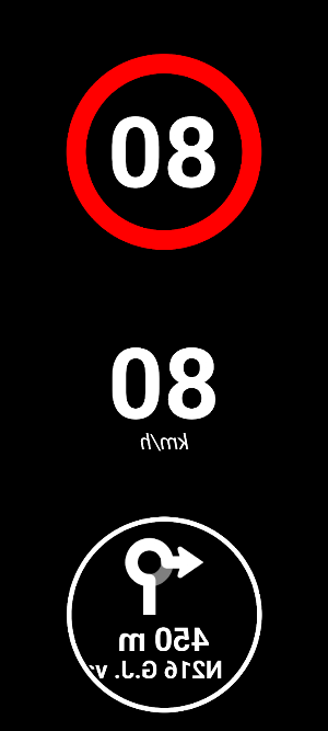 HUD Speed Limits / Navigation Screenshot 2