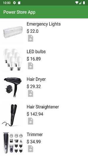 Power Store App Screenshot 2