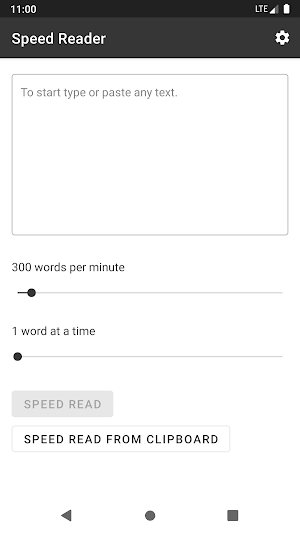 Speed Reader - Read faster with speed reading Screenshot 0