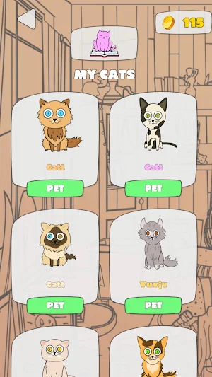 Find the Cats: Virtual Pet Screenshot 2