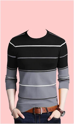 Men Fashion T Shirt Photo Suit Screenshot 3