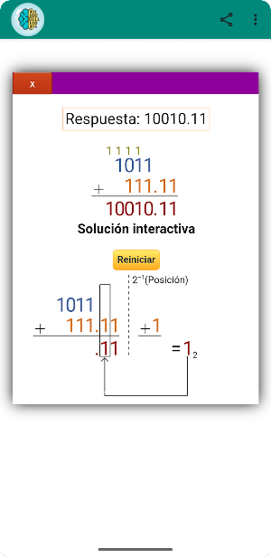 Calculadora Binaria Pro Screenshot 2
