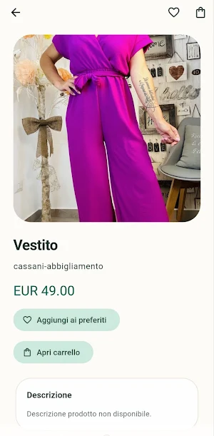 Cassani Abbigliamento Screenshot 2