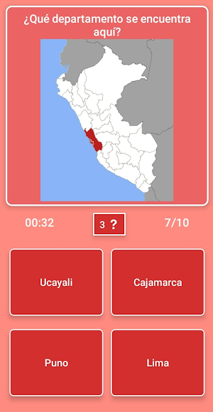 Mapa de Peru - Quiz Screenshot 0
