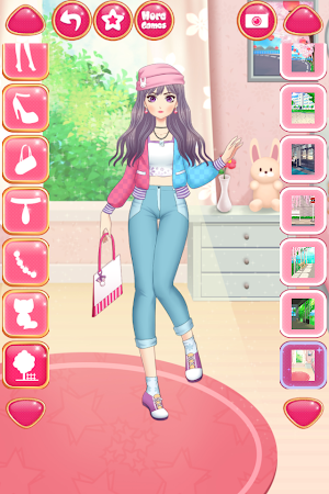 Anime Girls Fashion - Makeup & Dress up Screenshot 2