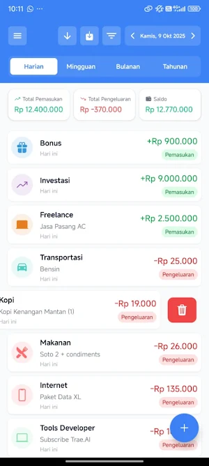 Catat Uang Screenshot 1