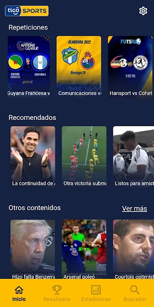 Tigo Sports 4K Screenshot 1