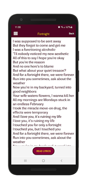 Taylor Swift Lyrics Wallpapers Screenshot 3