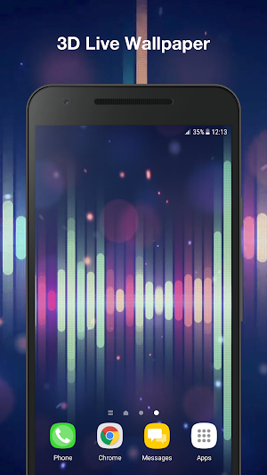Music Equalizer Live Wallpaper Screenshot 0