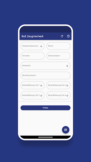 Zeugnischeck Screenshot 1