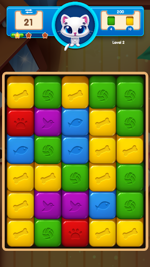 Pop Blocks: Cat Saga Screenshot 2