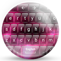 Keyboard Theme Glass Nebula