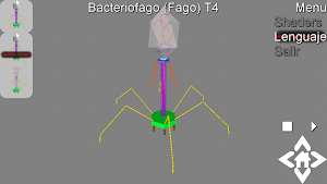 3D Bacteriophage T4 Explorer Screenshot 0