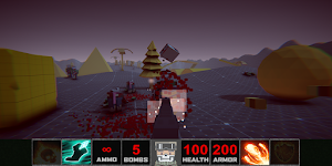 DOOM Mini Zombies:Blocky Zombie Craft Survival Screenshot 1