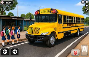 US School Bus Driver Bus Game Screenshot 2
