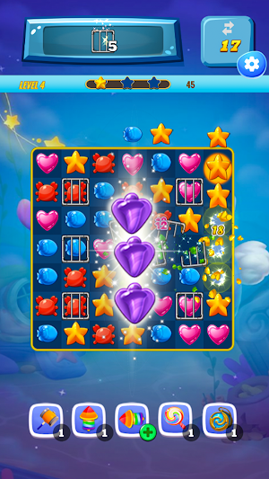 Deep Sea Match 3 Adventure Screenshot 2