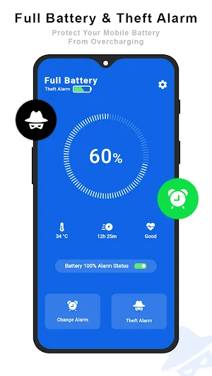 Full Battery & Theft Alarm Screenshot 3