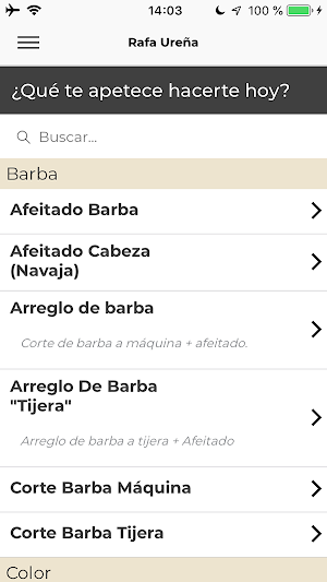 Rafa Ureña Perruqueria Screenshot 1