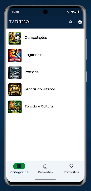 TV Futebol Brasil Ao Vivo Screenshot 1