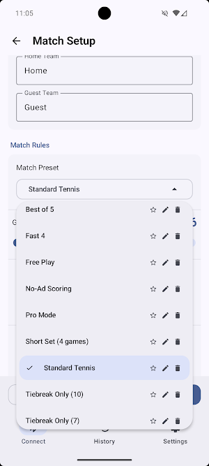 Tennink: Tennis Scoreboard Screenshot 1