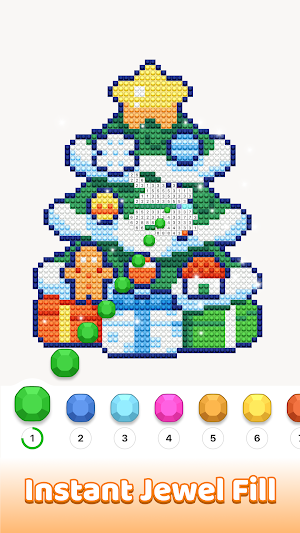 Jewelscapes: Color by Number Screenshot 1
