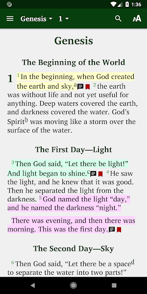 ERV Bible Screenshot 1