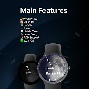 The Moon - watch face Screenshot 1