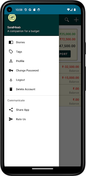 SaralHisab Screenshot 1
