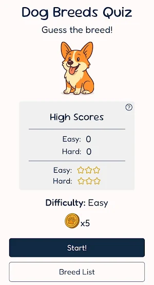 Dog Breeds Quiz Screenshot 0