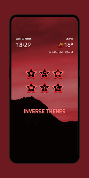 Red Starlight Icon Pack Screenshot 0