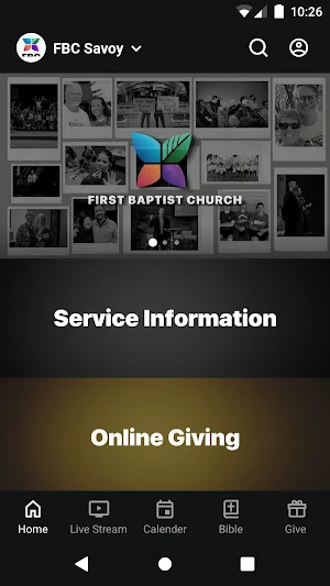 First Baptist Church Savoy Screenshot 0