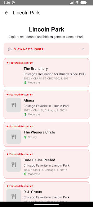 Chicago City Eats Screenshot 2