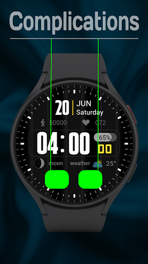Digital Amoled Watch Face Screenshot 1