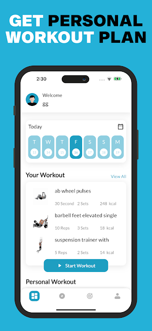 Fitbyte: Gym & Fitness Workout Screenshot 1