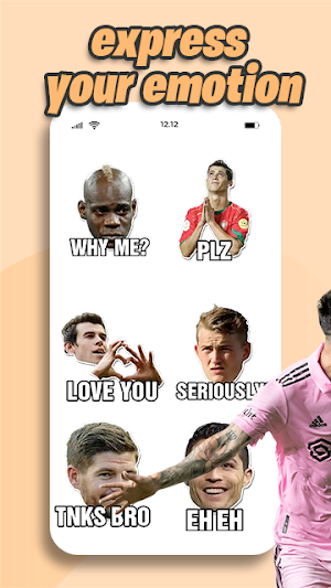 Footbat Player Stickers Screenshot 0