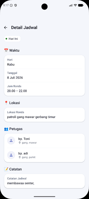 Jadwal siskamling Screenshot 1