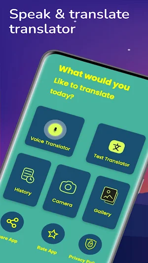 Voice Translate AI SpeakTrans Screenshot 0