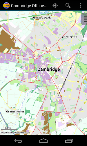 Cambridge Offline City Map Screenshot 0