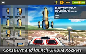 🚀 Space Launcher Simulator - build a spaceship! Screenshot 1